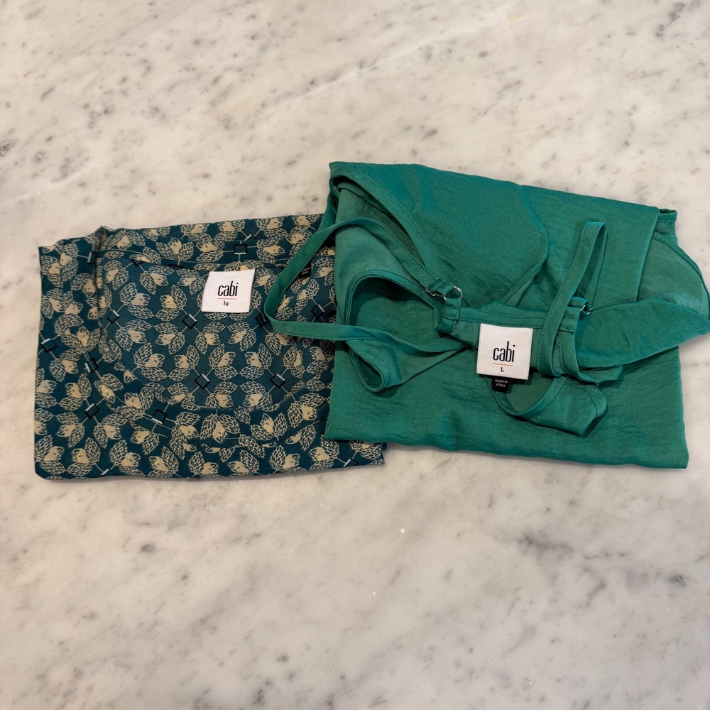 Lots of 2 CABI tops Tank Ling Sleeve